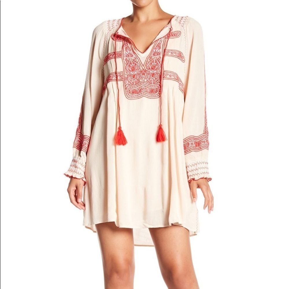 Free People Wind Willow Embroidered Tunic (G3)